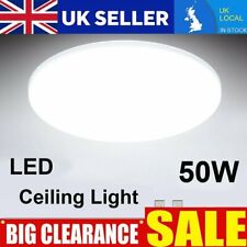 50W Slim LED Flat Panel Ceiling Light Bedroom Living Room Downlight Spotlights