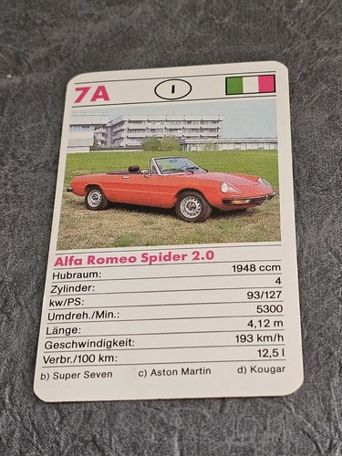 Alfa romeo spider 7a - romeo,