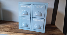 Small set of enamel gardening drawers