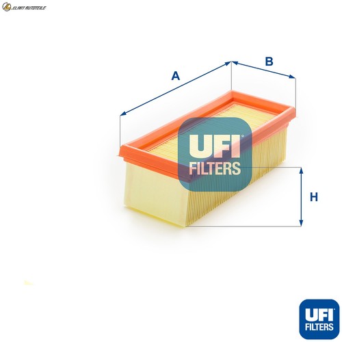 Air filter 163 for - air, 30.163.00