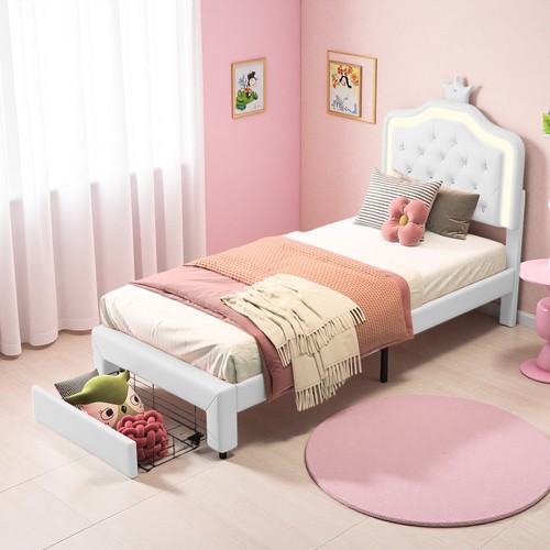 3ft single upholstered bed - upholstered,