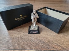 Antiqued Silver Plated Pewter Military Figure - Royal Hampshire ART Foundry