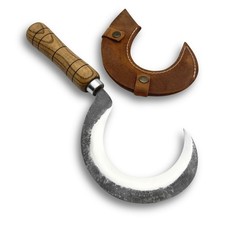 Hand-Forged Garden Sickle –