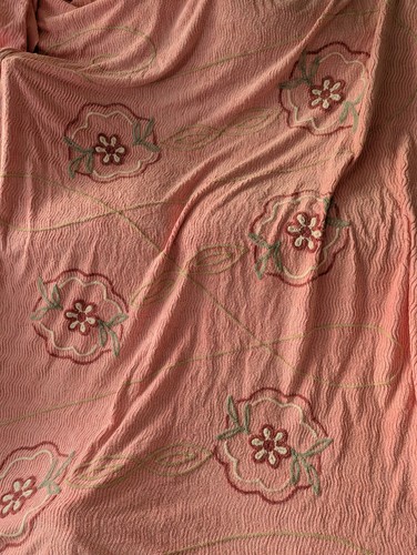 Vintage pink candlewick double - vintage,