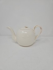 Vintage Hartley Greens & Co Leeds Pottery Creamware Teapot English Staffordshire