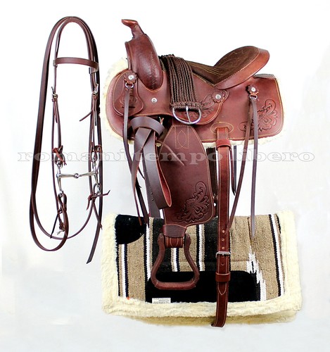 Western leather saddle for - saddle,