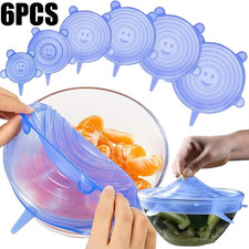 6PCS/Set Silicone Stretch Lids