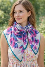 Vtg Happiness Scarf 100% Pure
