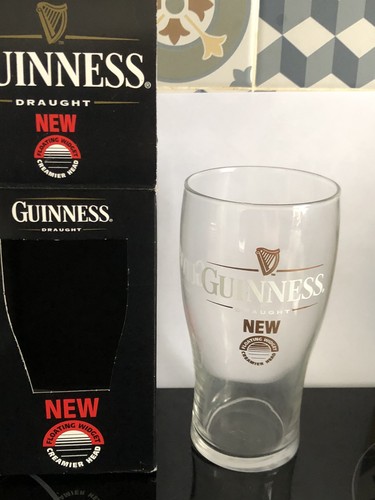 Vintage guinness widget glass - widget,