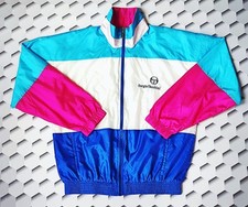 Sergio Tacchini 80s Italian Tennis Tracksuit Top Brand New Size Medium Vintage
