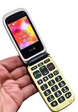 Doro PhoneEasy 611 (Unlocked) Flip Mobile Phone Excellent Condition With Chager