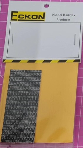 Signal plates 1 - g-l, 1-25