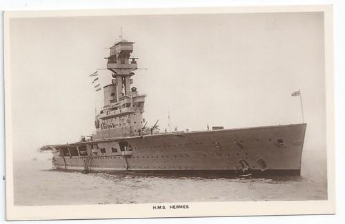 Hms hermes aircraft - (95),