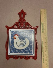 Vintage Cast Iron and Ceramic