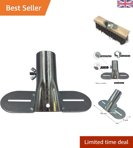 Adjustable metal broom - adjustable, holder