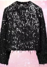 ❤️ ZARA BLACK TEXTURED