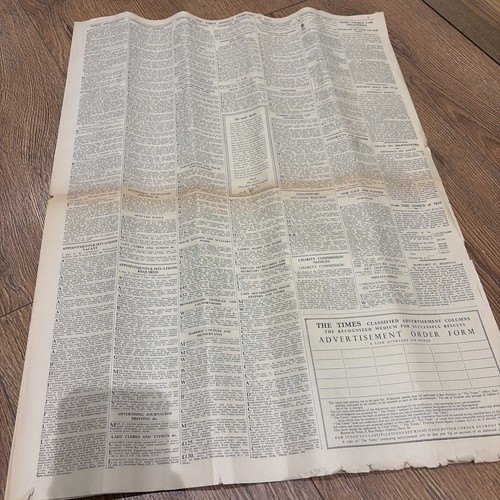 Large vintage the times - vintage,