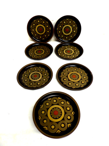 Vintage denby arabesque - x7,