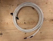 3.5 m pair of white Naim NAC