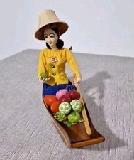 Vintage Wooden River Boat