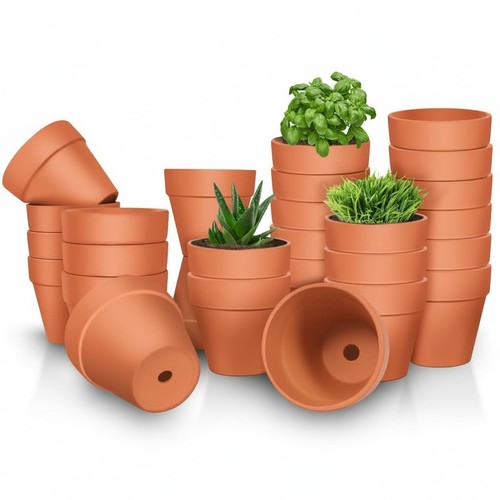 Inch terracotta clay pots - inch,