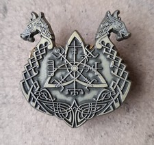 Viking Ship Metal Pin Badge