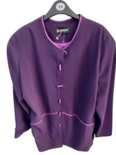 Jacques Vert Women's Purple Jacket Blazer Coat Size UK 18 EUR 46