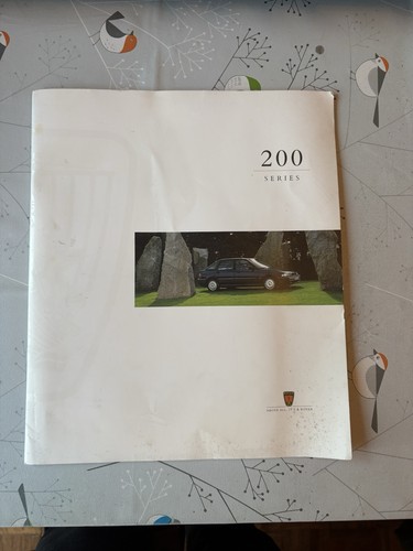 Rover 200 series brochure - rover,