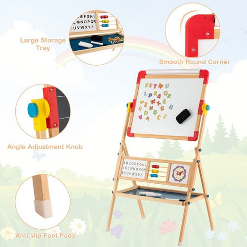 Magnetic double sided easel - magnetic,