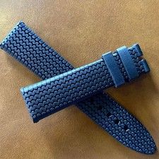 HI-QUALITY Tire Tread 21mm Rubber Strap Band For Chopard Milles Miglia Watch