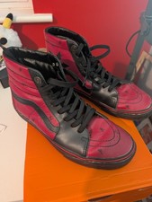 Limited Edition Marvel Vans Deadpool High Top Shoes Size 8 UK