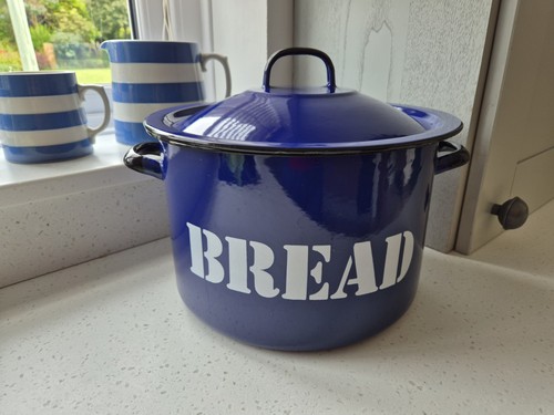 Vintage large round - large, blue