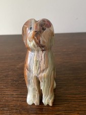 onyx, marble dog figurine