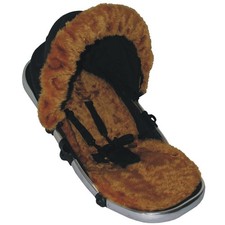 Tan Fur seat liner - Hand Made