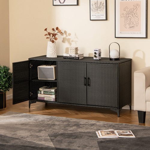 Door rattan storage - 3-door,