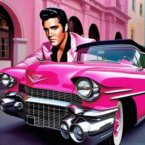 Elvis inspired fan - inspired,