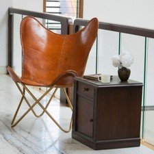 Chair Leather Butterfly