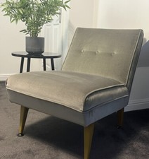 Vintage Retro Midcentury Gplan Style Chair Sage Green 1950s