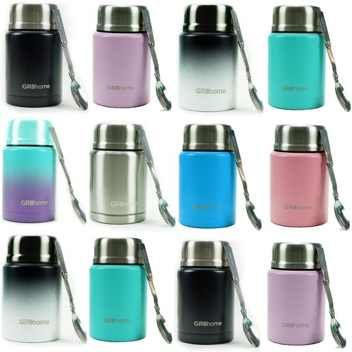 Stainless steel food flask - stainless,