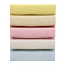 2 x Travel Cot Fitted Sheet, 95×65 cm/Playpen/Pack n Play/ 100% Jersey Cotton.