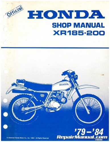 Used 1979 honda xr185 - used,