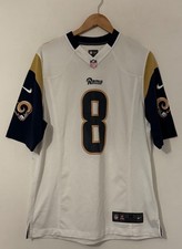 NIKE NFL St Louis Rams Sam Bradford #8 Football Jersey UK M - CG N42