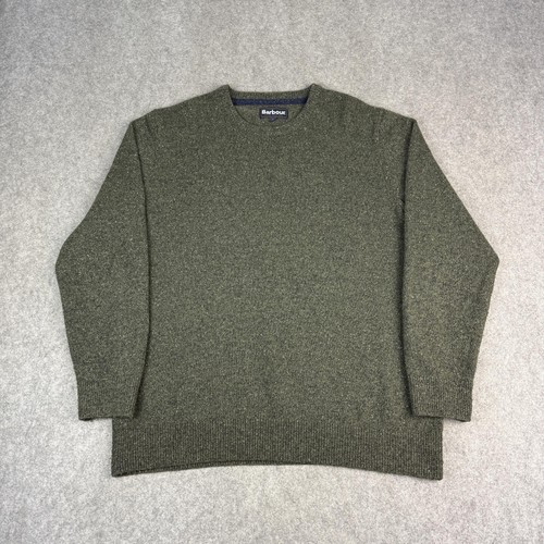Barbour jumper mens green - barbour,