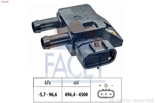 Exhaust gas pressure sensor
