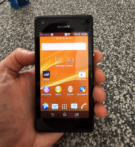 Sony xperia 2gb black 7in - xperia,