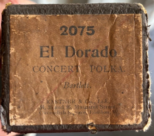 Vintage pianola roll - roll,