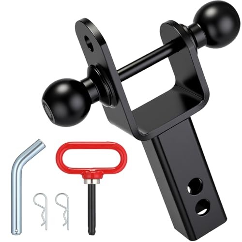Dual ball trailer hitch - dual,