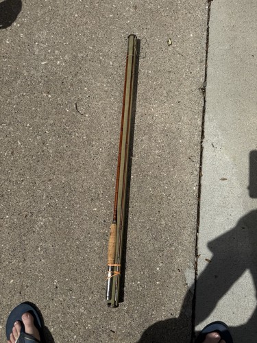 Vintage bamboo fly rod - bamboo,