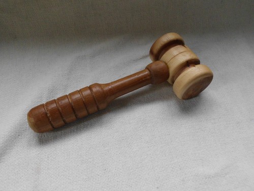 Wooden gavel hammer modern - wooden,