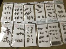 Crafty Bitz Bundle Of 12 Embellishments  Packs - Metal Charms Various Designs